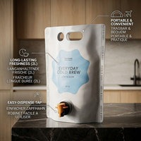 Sachet Doypack jetable 2L pour jus de café froid quotidien, recyclable, écologique, anti-oxydation, longue durée de conservation