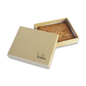 Boshiho Customized Logo <b>RFID</b> <b>Blocking</b> Slim Card Holder <b>Wallet</b> Bifold Vegan Cork Card Holder Eco Friendly <b>Wallet</b> for Women - Product Image 5