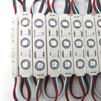 Module LED RGB clignotant WS2811 IC 5050 7515 12V 0.72W IP65 Corps de lampe ABS SMD à lumière complète Certifié ROHS Ra90 260lm/W Dimmable Garantie 2 ans