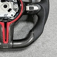 Volant en fibre de carbone pour BMW F30 F10 F15 F16 F31 F20 F25 E90 F01 F90 F25 F22 F36 F33 F32 E60 E71 E82 E90 F80 F82 F84 F87