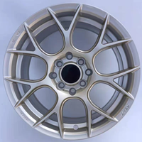 Llantas de Aleación de Venta Caliente de 14, 15 y 16 Pulgadas 4x100, con Cara Maquinada y Fundida