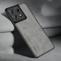Funda de Teléfono de Piel Sintética de Oveja para Motorola Edge 70 60 Pro Ultra, Cubierta Trasera para MOTO X70 Air Pro Moto Edge 50 Fusion 60 Neo