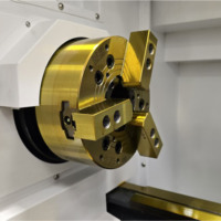 Tour CNC CK6150-1500 haute précision ±0,01 mm, robuste, à banc plat, 7,5 kW, pour pièces automobiles en métal