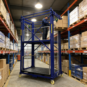 <span class=keywords><strong>Platform</strong></span> Pengangkat Elektrik 500kg, 2m hingga 10m, Lift Keselamatan Otomatis dengan Kontrol Jarak Jauh, Elevator Mobile - Product Image 1