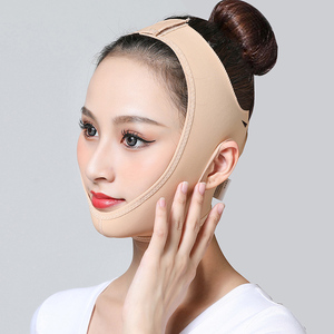 V字型マスク 薄型フェイスバンド 顔のラインを整えるベルト 女性用 - Product Image 2