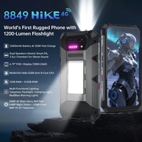 8849 Hike Sağlam Octa Core Oyun Telefonu 12+512GB Android 15 23800mAh LTE Su Geçirmez 50MP Kamera Gece Görüşlü 6.79 İnç LCD