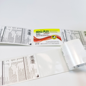 Wholesale Labels Roll Food Jars Cans Custom healthcare Proof Vinyl <strong>Plastic</strong> <strong>Printing</strong> Packaging Package Stickers - Product Image 3