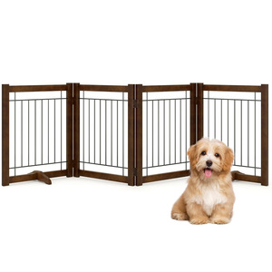 <span class=keywords><strong>Barrière</strong></span> de sécurité en bois massif pour animaux de compagnie et enfants, idéale pour les escaliers et l'isolement des chiens - Vente en gros usine - Exportation transfrontalière - Product Image 5