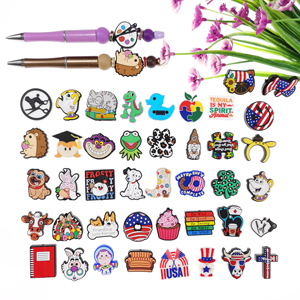 2024 Cuentas focales de silicona de grado alimenticio con forma de <span class=keywords><strong>NFL</strong></span>, tipo colgante, mordedor y regalo, para joyería DIY y bolígrafos con cuentas - Product Image 3