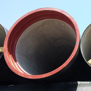 Tuyau d'égout en fonte ductile doublé <span class=keywords><strong>de</strong></span> ciment EN545 150mm 6 mètres - Product Image 1