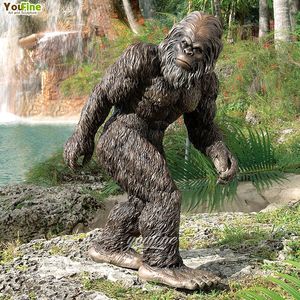 Escultura Bigfoot de estatua de bronce para decoración de jardín al aire libre de gran tamaño - Product Image 5