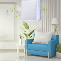 Ventilador de Extracción Axial de Alta Velocidad SEICOI de Acero Inoxidable, Montado en la Pared, con Control por Sensor, para Cocinas Pequeñas, Ahorro de Energía, Flujo de Aire de 90 m/h