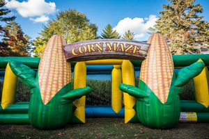 Jeu gonflable en PVC commercial, jeu de labyrinthe gonflable, labyrinthe de maïs gonflable <span class=keywords><strong>pour</strong></span> fête en plein air - Product Image 3