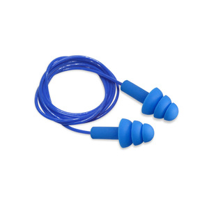 Bouchons d'oreille pliables en silicone de qualité alimentaire avec tige de main en boucle Protection auditive antibruit souple Caractéristique de réduction du bruit - Product Image 5
