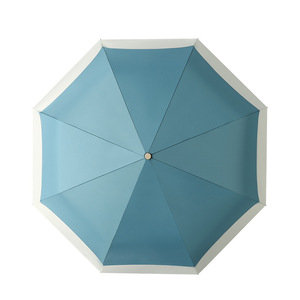 Parapluie pliant automatique à trois sections, style coréen, design frais et créatif, fonction d'ouverture automatique, 8 baleines - Product Image 5