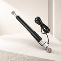 Actionneur linéaire robuste 12/24 V CC, actionneur linéaire électrique avec moteur, fixation par rotule, IP66, couple élevé, capteur Hall