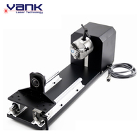 Machine de gravure laser avec table rotative, outil de gravure auxiliaire de type mandrin pour gravure rotative