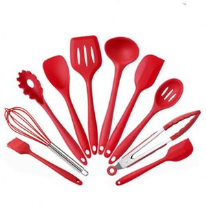 Juego de Utensilios de Cocina de 10 Piezas, Silicona PA66 Resistente a Altas Temperaturas, Servicio OEM ODM, Precio de Fábrica, Duradero - Product Image 3