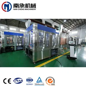 Automatic Packing fruit juice small bottler filler capper labeler production line all in one