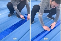 Membrane d'étanchéité pour toiture extérieure moderne en PE, isolante thermiquement, insonorisante, autocollante et imperméable