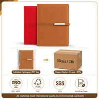 Buku Catatan/Planner Kulit PU Logo Kustom Bersampul Keras 100 Lembar Grosir A5 OEM Tali Berpola Perak Doff
