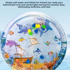 Colchoneta Inflable <span class=keywords><strong>de</strong></span> Agua Fría para Mascotas Yue, Diseño <span class=keywords><strong>de</strong></span> Dibujos Animados para Perros y Gatos, Colchoneta <span class=keywords><strong>de</strong></span> Verano Refrescante y Antideslizante para Mascotas - Product Image 4