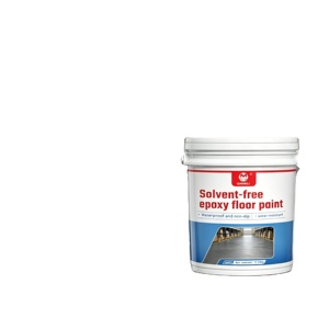 Peinture de sol autolissante époxy sans solvant de haute qualité, résistante à l'usure, revêtement brillant pour usine, atelier, parking - Product Image 1