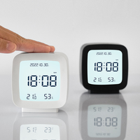 lcd digitaler wecker nachtlicht datum temperatur wohnzimmer heimdekoration tisch touch-multifunktion elektronisch