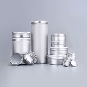 10g 20g 30g 60g 100g Empty Matte Metal Aluminum Screw Cap Tin Solid Perfume Can Storage Balm Oils Tea Skin Care <b>Lipstick</b> <b>Custom</b> - Product Image 1