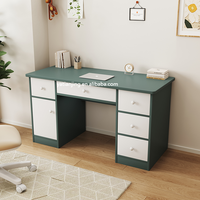 Bureau industriel en bois avec étagères Table de bureau d'angle Bureau d'ordinateur Bureau à domicile Mobilier de bureau