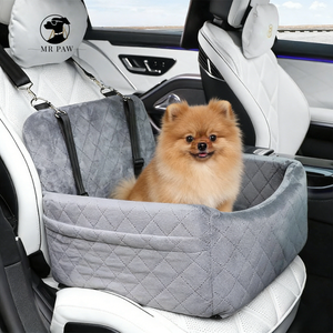 Sedile Auto per Cani 2-in-1 Ecologico e Best Seller - Letto da Viaggio Staccabile, Lavabile, con Tasche Portaoggetti e Cintura di Sicurezza - Product Image 6