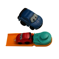 Mini Ensemble Lanceur de Voitures de Course Portables en Forme de Dessin Animé 2025 – Jeu de Tir de Petites Voitures de Course d'Extérieur – Jouets Promotionnels Couleurs Personnalisables