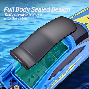 <span class=keywords><strong>Bateau</strong></span> télécommandé avec éclairage arc-en-ciel, navigation nocturne intelligente, récupération à une touche, protection contre les basses tensions - Product Image 5