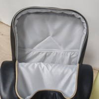 Sac à dos en PU de grande capacité, imperméable, sac quotidien
