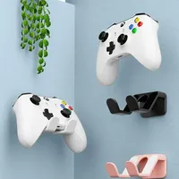 Soporte de pared para controlador de juegos, Base sin perforaciones, estante de almacenamiento para controlador para Nintendo Switch Pro, Sony, Xbox