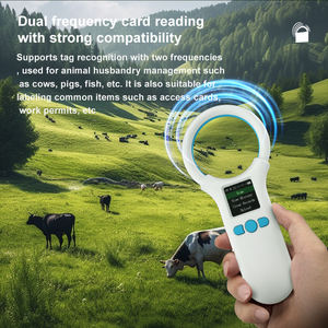 Считыватель микрочипов для животных 134,2 кГц W91A, новый считыватель ушных бирок, считыватель <span class=keywords><strong>RFID</strong></span>-меток для собак/скота - Product Image 3