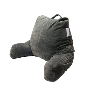 Almohada de lectura con cuña <span class=keywords><strong>para</strong></span> cama, cojín grande con respaldo <span class=keywords><strong>para</strong></span> adultos, con brazos y bolsillos - Product Image 1