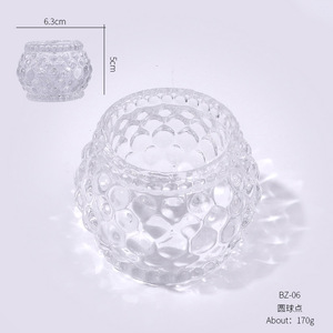 Taza octogonal iridiscente de cristal para uñas, plato Dappen de alta transparencia para mezclar líquido acrílico para uñas. - Product Image 6