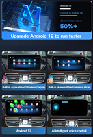 12,3 pulgadas Multimedia coche estéreo 360 Cámara Carplay 4G Wifi Android coche REPRODUCTOR DE Dvd para Mercedes Benz Audi Bmw