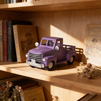 Camion de Noël artisanal en fer forgé, jouet de montage créatif, grand modèle, fait main