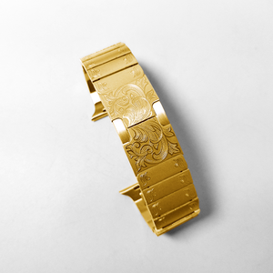 Correa <span class=keywords><strong>de</strong></span> Reloj <span class=keywords><strong>de</strong></span> Lujo para <span class=keywords><strong>Apple</strong></span> <span class=keywords><strong>Watch</strong></span> Series Universal con Banda Metálica, Logotipo Grabado Profundo, Artesanía Exquisita, Correa <span class=keywords><strong>de</strong></span> Reloj Dorada - Product Image 2