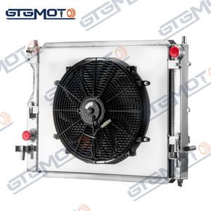 Gtgmoto พัดลมหม้อน้ำ3แถวสำหรับฟอร์ดมัสแตงฐาน<span class=keywords><strong>2005</strong></span>-2014 <span class=keywords><strong>GT</strong></span> 5.0L 3.7L - Product Image 1