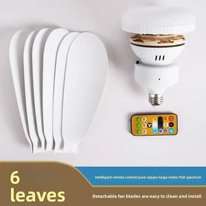 Nueva llegada 2025 Control remoto <span class=keywords><strong>ABC</strong></span> + PP Ventilador de techo con iluminación Luz de ventilador de techo de dormitorio pequeño - Product Image 6