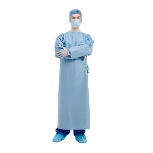 Vestido cirúrgico descartável aami level 4, vestido cirúrgico item aami pb 70 ce 510k