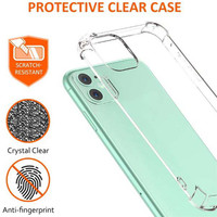 Pour iPhone 13 13 Pro Max Cas Clair Transparent TPU Choc Bumper Preuve Doux Utral-Mince Couverture Pour iPhone 12 Pro Max X XS MAX