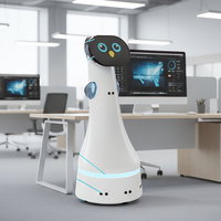 Robot de Servicio Humanoide con IA, Navegación Autónoma, Robot de Bienvenida con Pantalla Táctil para Recepción en Aeropuertos, Centros Comerciales y Hospitales