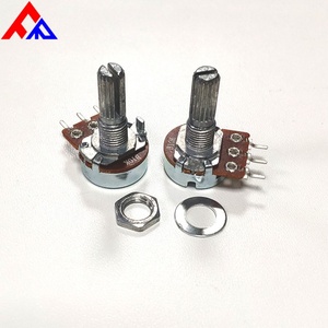 Potentiomètre rotatif et potentiomètre à axe plat à 3 broches WH148 10kb 50kb pour la vente en gros aux fabricants - Product Image 4