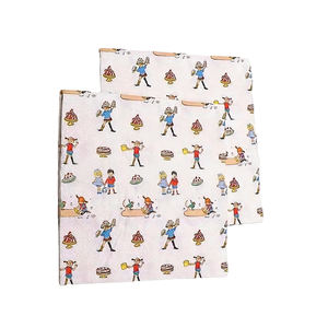 Serviettes carrées et essuie-tout imprimés en couleur avec motif de personnages de dessins animés, pâte à <span class=keywords><strong>papier</strong></span> vierge, emballage personnalisable - Product Image 5