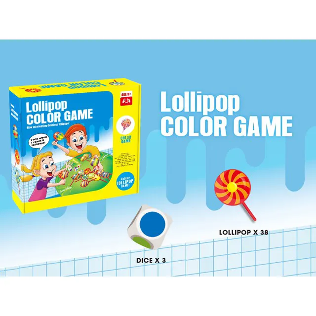 Kids Intelligent Pretend Desktop Speelgoed Lolly Kleur Game