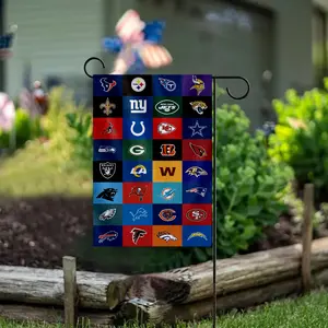 Outdoor Custom Designed Garden Flagge 12 X18 Zoll NFL 32 Teams Kansas City Chiefs Philadelphia Eagles